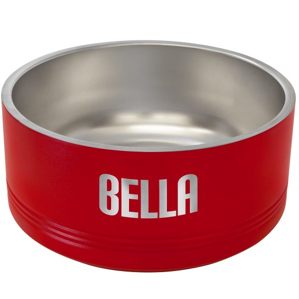 Polar Camel 64 oz. Large Red Pet Bowl - Red