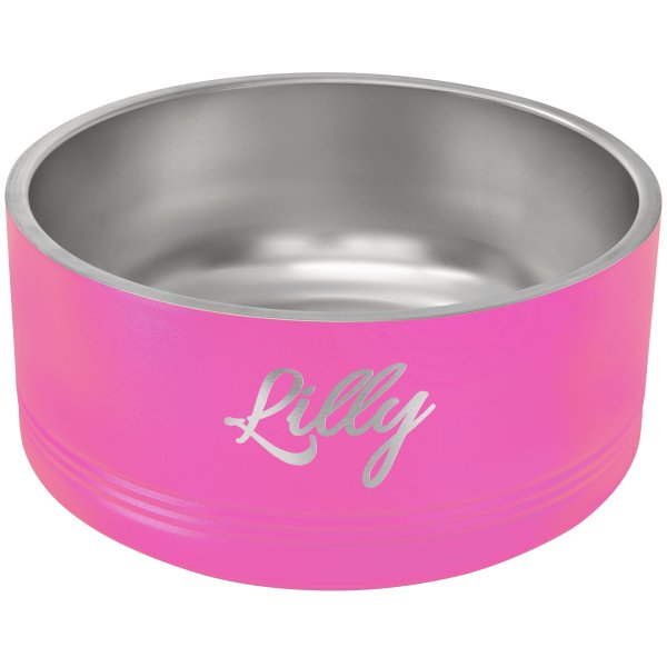 Polar Camel 64 oz. Large Pink Pet Bowl - Pink