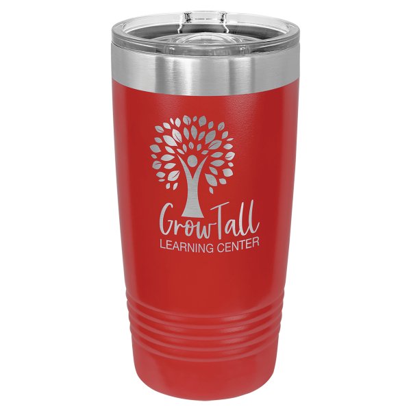Polar Camel 20 oz. Red Ringneck Tumbler with Slider Lid - Red