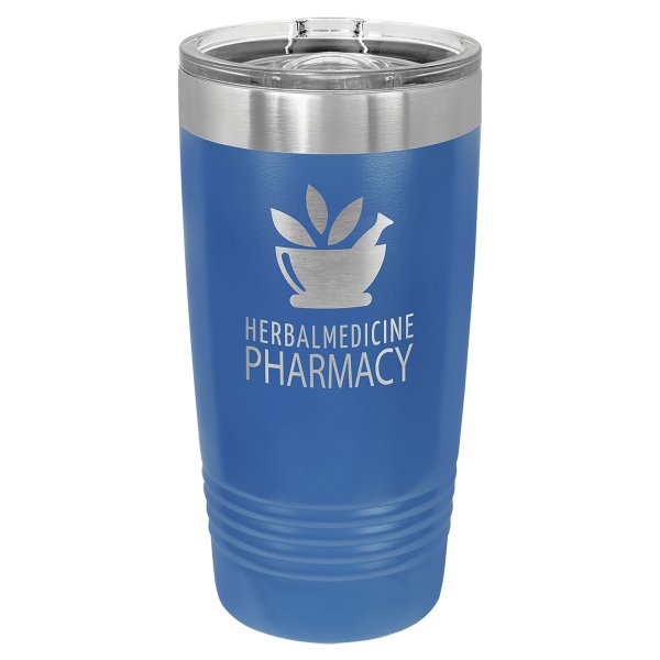 Polar Camel 20 oz. Royal Blue Ringneck Tumbler with Slider Lid - Royal Blue