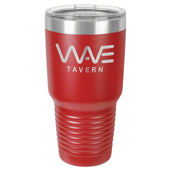 Polar Camel 30 oz. Red Ringneck Tumbler with Standard Lid - Red