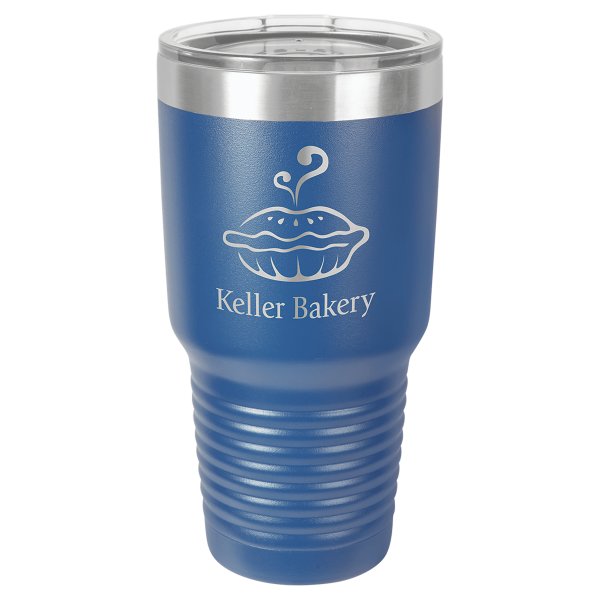 Polar Camel 30 oz. Royal Blue Ringneck Tumbler with Standard Lid - Blue