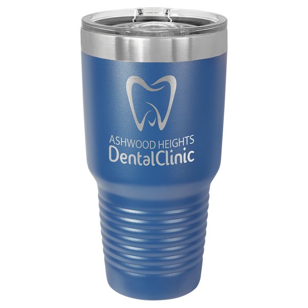 Polar Camel 30 oz. Royal Blue Ringneck Tumbler with Slider Lid - Royal Blue