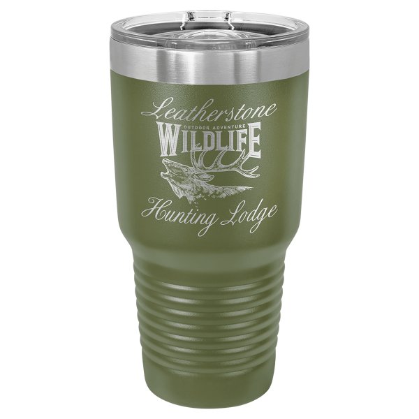 Polar Camel 30 oz. Olive Green Ringneck Tumbler with Slider Lid - Olive Green