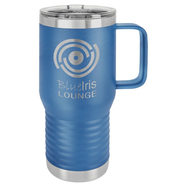 Polar Camel 20 oz. Royal Blue Vacuum Insulated Travel Mug with Slider Lid - Royal Blue