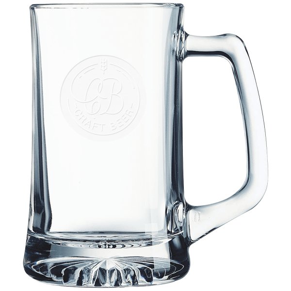 Polar Camel 25 oz. Beer Mug with Handle - Clear
