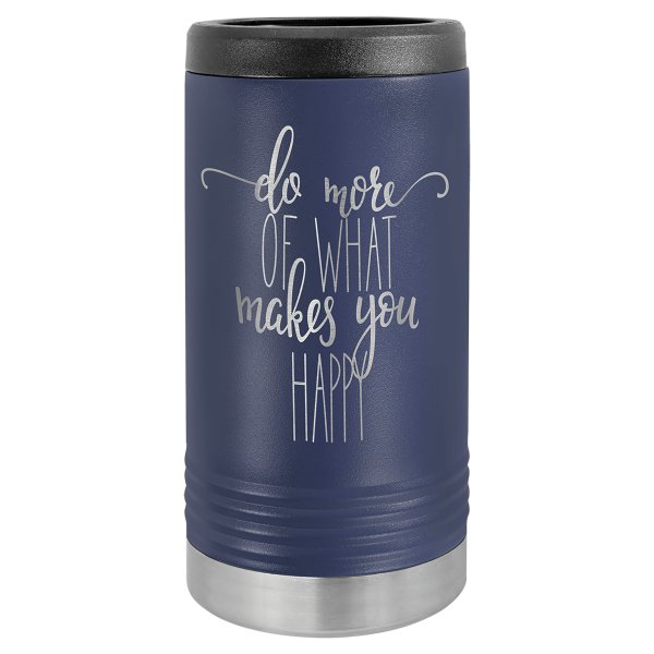Polar Camel Navy Blue Slim Beverage Holder - Navy Blue