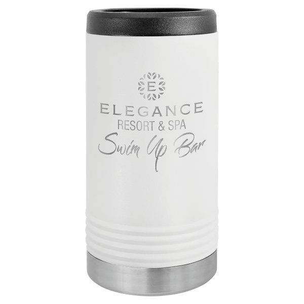 Polar Camel White Slim Beverage Holder - White