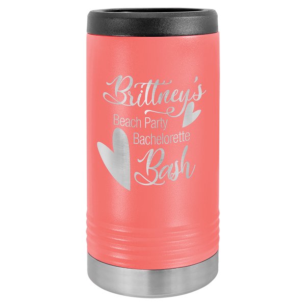 Polar Camel Coral Slim Beverage Holder - Coral