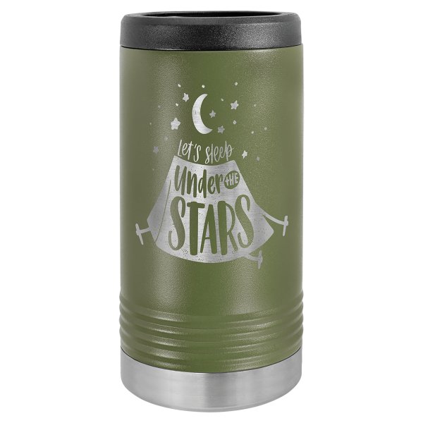 Polar Camel Olive Green Slim Beverage Holder - Olive Green