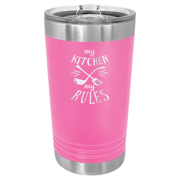 Polar Camel Pink 16 oz. Pint with Slider Lid - Pink