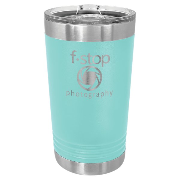 Polar Camel Teal 16 oz. Pint with Slider Lid - Teal