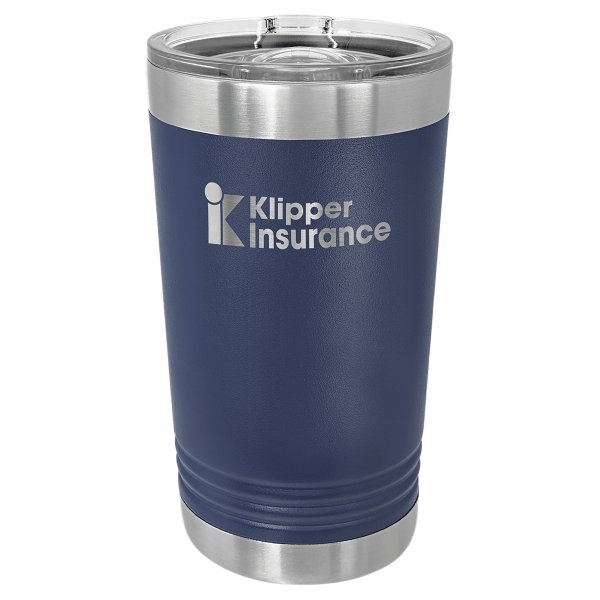 Polar Camel Navy Blue 16 oz. Pint with Slider Lid - Navy Blue