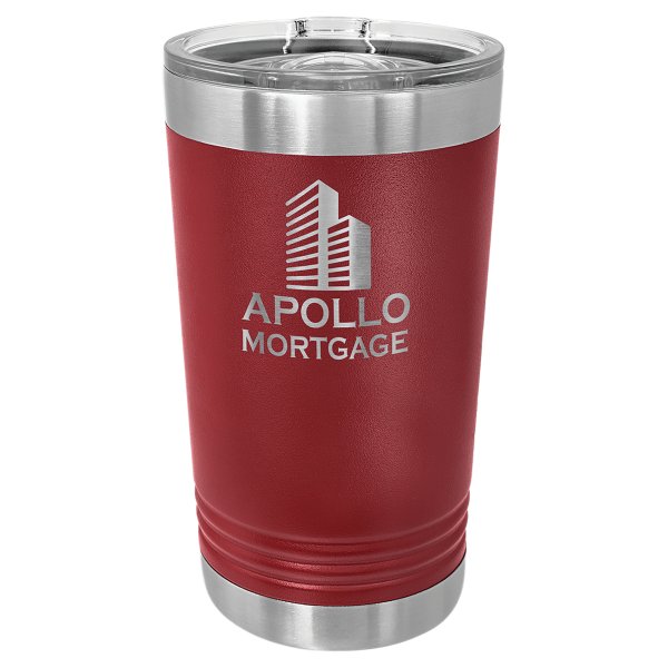 Polar Camel Maroon 16 oz. Pint with Slider Lid - Maroon