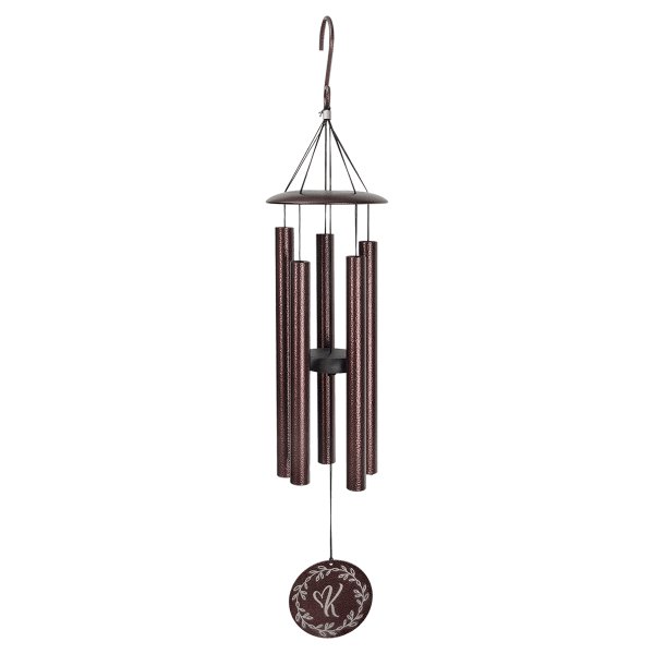 30" Copper Powder Coated Aluminum Wind Chime - Copper