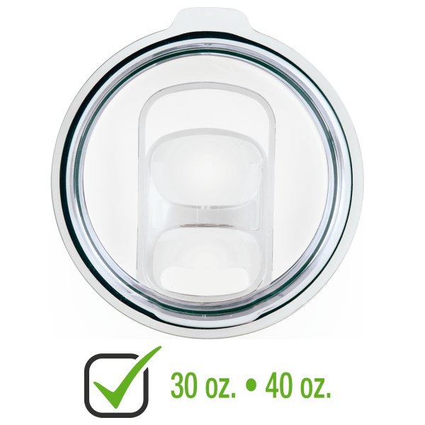 Slider Lid for 30 oz. Polar Camel Tumblers, 32 & 40 oz. Travel Mugs - Clear