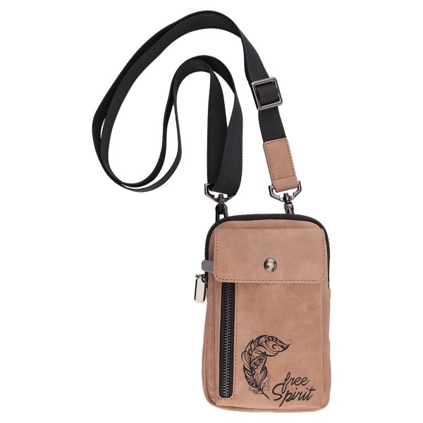Urban Bag - Engraved Faux Leather, Creekside Collection, Blush - Blush