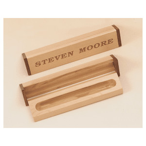 1 1/2" x 7" Maple and Walnut Pen Case