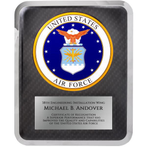 10 1/2" x 13" Air Force Hero Plaque