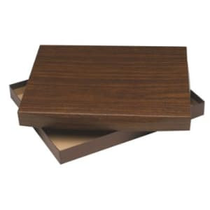 7" x 9" Walnut Foiled Plaque Box