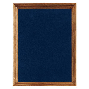 10" x 13" American Walnut Shadow Box with Blue Velour Backing (Assembled)