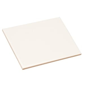 8" x 10" White Custom Printed Ceramic Tile