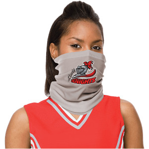 16" x 8" White Custom Printed Gaiter