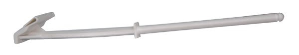 15 1/2" Car Flag Pole without Flag - White