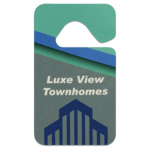 2 3/4" x 4 3/4" Custom Printed 2 Sided Mirror Tag