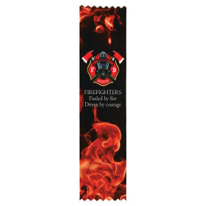 2" x 8" Custom Printed Pinked Ribbon/Bookmark