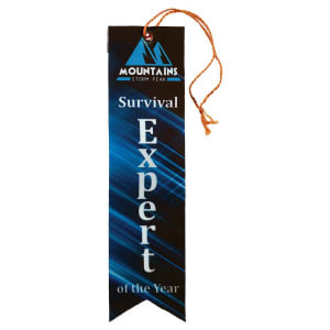 2" x 8" Custom Printed Ribbon with Card & String