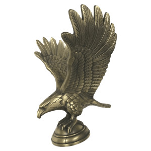 6 3/4" Antique Bronze Eagle Casting