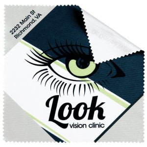 6" x 6" Custom Printed Microfiber Cleaning Cloth