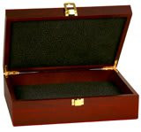 12 1/4" x 8 1/4" x 3 1/2" Rosewood Finish Gift Box - Rosewood