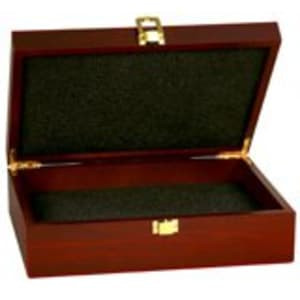 12 1/4" x 8 1/4" x 3 1/2" Rosewood Finish Gift Box