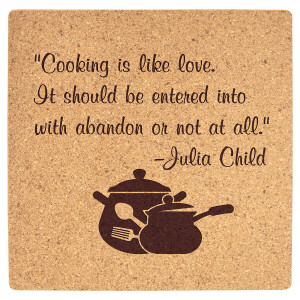 7 3/4" x 7 3/4" Square Cork Trivet