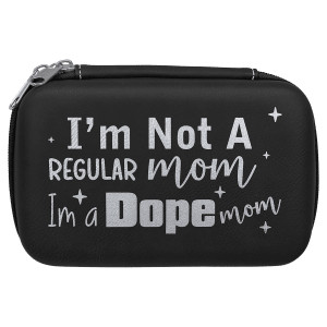 7" x 4" x 2 1/2" Black/Silver Smoke Case