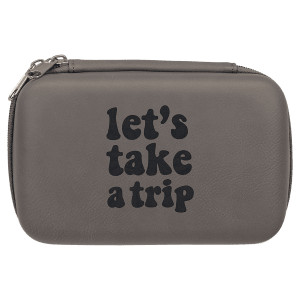 7" x 4" x 2 1/2" Gray Smoke Case