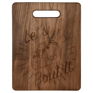 11 1/2" x 8 3/4" Walnut Cutting Board