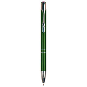 Green with Silver Trim Custom Engraved Pen