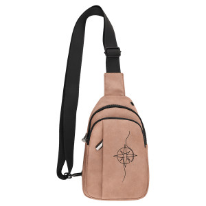 Explorer Bag - Engraved Faux Leather, Creekside Collection, Blush