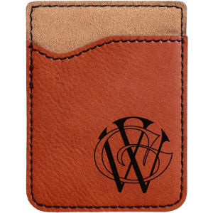 Rawhide Engraved Faux Leather Phone Wallet