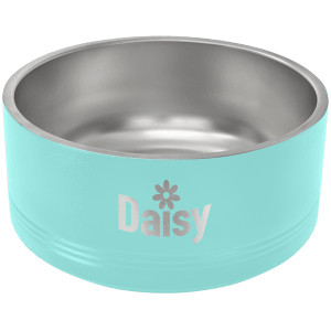Polar Camel 64 oz. Large Teal Pet Bowl