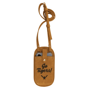 Essential Bag - Engraved Faux Leather, Creekside Collection, Light Brown