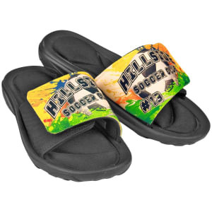 X-Large Custom Printed Slide-On Sandal
