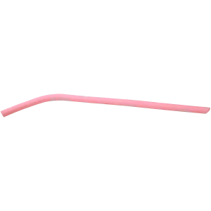 10" Pink Small Silicone Straw