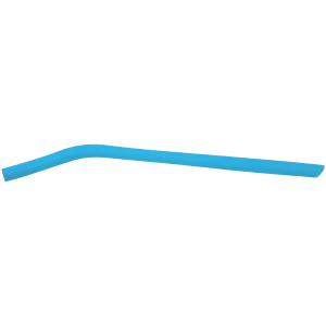 10" Blue Large Silicone Straw