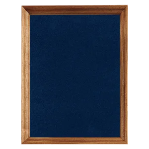 12" x 15" American Walnut Shadow Box with Blue Velour Backing (Assembled)