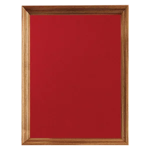 12" x 15" American Walnut Shadow Box with Red Velour Backing (Assembled)