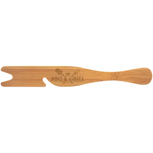 14" Bamboo Oven Rack Tool